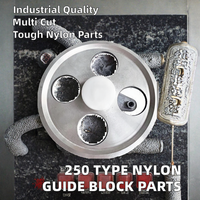 Pièces en plastique nylon industriel de type 250 pour machines à scier la viande - Blocs de guidage et accessoires