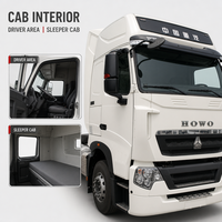Camion tracteur HOWO TH7 6x4 reconditionné, Euro 2, groupe motopropulseur à faible entretien pour flottes éloignées, camion tracteur Howo 6x4