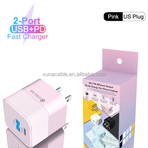 Mini cargadores coloridos 1U1C QC3.0 + PD25W <span class=keywords><strong>Cargador</strong></span> <span class=keywords><strong>de</strong></span> color <span class=keywords><strong>de</strong></span> carga rápida <span class=keywords><strong>Cargador</strong></span> <span class=keywords><strong>de</strong></span> viaje portátil PD25W Cabezal <span class=keywords><strong>de</strong></span> carga rápida - Product Image 3