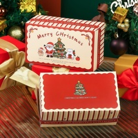 Premium Kraftpapier-Box mit Fenster für Cupcakes, Muffins und Mini-Kuchen zur Präsentation und zum Mitnehmen
