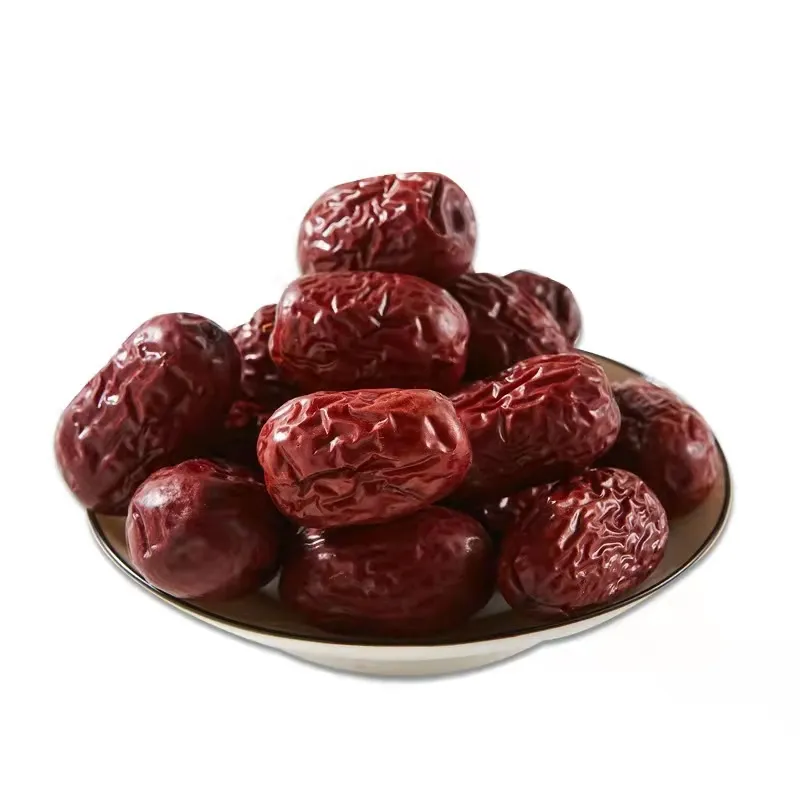 Gedroogde Dadels Jujube-Verpakkingszak Rood Chinees Natuurlijk Gedroogd Fruit Guangzhou Normale Temperatuur Oem Odm Ovaal Zoet 100% Fruit Fd/