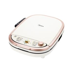 Plancha Eléctrica Midea con Calentamiento de Doble Cara 418x345x129mm, Máquina para Hacer Panqueques Dorados con Funciones de Saltear, Hornear y Asar - Product Image 3