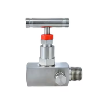 Vanne à aiguille haute pression HI-TEK HK pour l'eau, filetage interne 1/2 NPT avec bouchon de purge, haute température