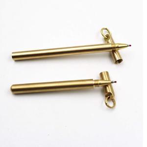 Skull Head Solid Brass <b>Pen</b>, Pocket Signature <b>Pen</b> - Product Image 3