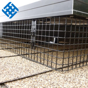 Panel <span class=keywords><strong>solar</strong></span> recubierto de negro Brid Blocker Mesh Critter Guard Panel <span class=keywords><strong>solar</strong></span> Mesh con clips - Product Image 4