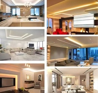 Bande lumineuse LED COB TRX couleur personnalisée 3000K 4000k 6000K 12V/24V USB pour Wi-Fi intelligent IP65 CE ROHS FCC Lumières de décoration intérieure