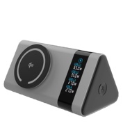 Besiter 130W charge rapide bureau sans fil batterie externe et Station affichage LED multi-port USB batterie li-polymère
