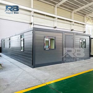 บ้านเคลื่อนที่ขนาดเล็กพับได้40FT <span class=keywords><strong>2</strong></span> <span class=keywords><strong>3</strong></span> 4ห้องนอนหรูหราโรงแรมสำนักงานแบบพกพาสำเร็จรูปบ้านคอนเทนเนอร์ขยายได้สำหรับออสเตรเลีย - Product Image 3