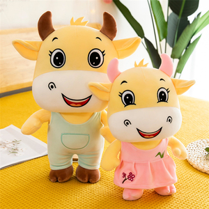 2021 nuevo diseño de alta calidad de la mascota de peluche de animal de buey de peluche de juguete para las familias - Product Image 2