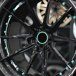 Jantes en alliage de carbone forgé Sailen 2 pièces à concavité profonde 18-24 pouces 5x112/120/114.3 Noir semi-brillant Garantie 5 ans - Product Image 6