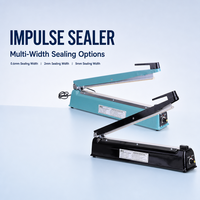 Machine de thermoscellage manuelle à minuterie réglable, scellages précis de 300 mm pour sachets industriels