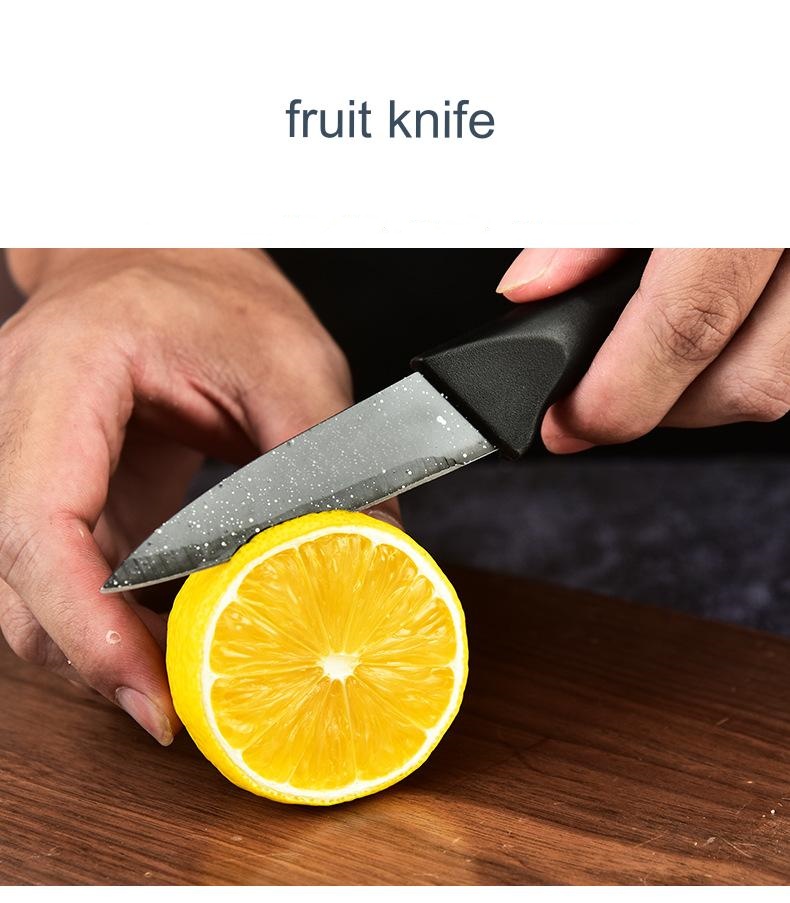Hand-made 6-piece knife set with tail handle