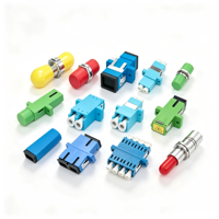 Adaptateur à bride monomode à quatre fibres optiques ST/SC/FC/LC APC de haute qualité pour FTTH