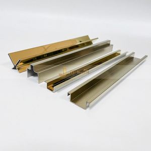Bronze Brushed Metal Stainless Steel Edging Tile Trim Decoration for Apartment <b>Corners</b>-Durable Waterproof Easy Installation 5+ - Product Image 2