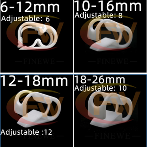 Morsetto per Tubi in Plastica POM Sistema Metrico per Tubi Medici e Sifoni - Product Image 2