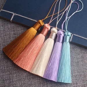 New Hot Bán 8Cm Chống Nhăn Dọc Lụa Treo Tua Đánh Dấu Quần Áo Tóc Túi Phụ Kiện Tua Rìa - Product Image 5