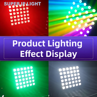 Luz LED Matrix RGBW de 36x12W para Interiores IP20, Cuerpo de Aluminio con Controlador DMX RDM para Espectáculos en Vivo, DJ, Discotecas, Bodas