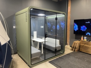 Cabina insonorizada OEM Habitación acústica Mini caja de teléfono con aire, pabellón para oficina Reunión comercial fundición pods de oficina/ - Product Image 3