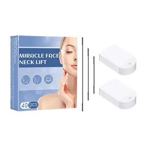 Private Label Double Chin Slimming Invisible Tape Adjustable Face Lifting Patches Brightening Beauty Personal Care Products