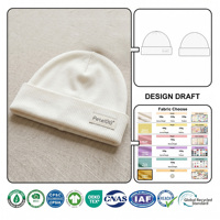 Gorro de Punto para Bebé Recién Nacido, Súper Suave, Hipoalergénico, Elástico, para las Cuatro Estaciones, Marca Nueva, Proveedor de Fábrica Petelulu
