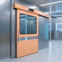 Puerta Corredera Eléctrica de Acero Inoxidable para Uso Comercial, Industrial, Almacenes, Fábricas, Hospitales y Talleres, con Certificación CE e ISO