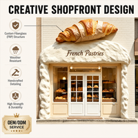 Insegna Pubblicitaria 3D Personalizzata in Acrilico Solido Non Illuminata con Logo in Rilievo per Panetterie e Pasticcerie, Impermeabile IP65