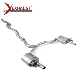 Voor Mercedes Benz E200 E260 E300 W212 W213 2.0T 2011-16 Catback Uitlaatpijpen Uitlaat Tip Valvetronic Uitlaat uitlaat Downpipe