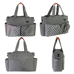 Bolsa de Pañales Ligera Personalizada, Bolsos de Mano para Mamá con Correa Ajustable, Múltiples Bolsillos, Bolsa de Mano Resistente para Uso Diario al Aire Libre - Product Image 3