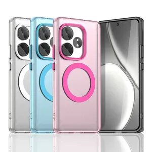 Funda mate a prueba de golpes para <span class=keywords><strong>Realme</strong></span> GT NEO <span class=keywords><strong>6</strong></span> SE GT6, funda trasera magnética <span class=keywords><strong>Realme</strong></span> 14 13 <span class=keywords><strong>Pro</strong></span> Plus Note 60, esmerilado, antideslizante, antiarañazos - Product Image 1