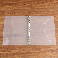 Hengyao Transparent Kunststoff Lose blatt Ring Binder Notebook Cover