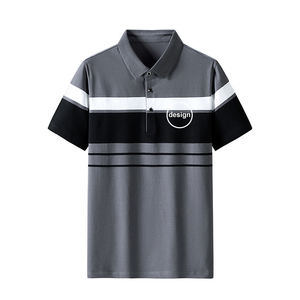 Camisetas Polo Personalizadas para Hombre, Ropa de Trabajo de Verano, Camisas de Manga Corta con Solapa, Logotipo Bordado, Camiseta Polo de Algodón de Marca - Product Image 3