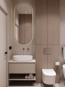 <span class=keywords><strong>Nogal</strong></span> Durable Panel de madera contrachapada de almacenamiento moderno Simple viento gabinete de <span class=keywords><strong>baño</strong></span> de lujo para Hotel Hospital familia cocina gimnasio Villa uso - Product Image 2