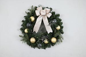 Hot Sales Customized Front <b>Door</b> Wall Artificial Christmas Wreath Bowknot Decoration Christmas Wreath - Product Image 4