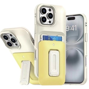 Funda para Teléfono Móvil TikTok Light Hot para iPhone 16 Pro, Funda Trasera Antigolpes con Ranuras para Tarjetas y Soporte, Funda con Bolsillo para Dinero para 17 Pro Max - Product Image 2