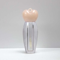 Contenants de rouge à lèvres brillant 3 ml avec logo personnalisé, tubes souples de luxe vides en ABS avec bouchon à vis, emballage cosmétique pour fard à joues 80x27mm