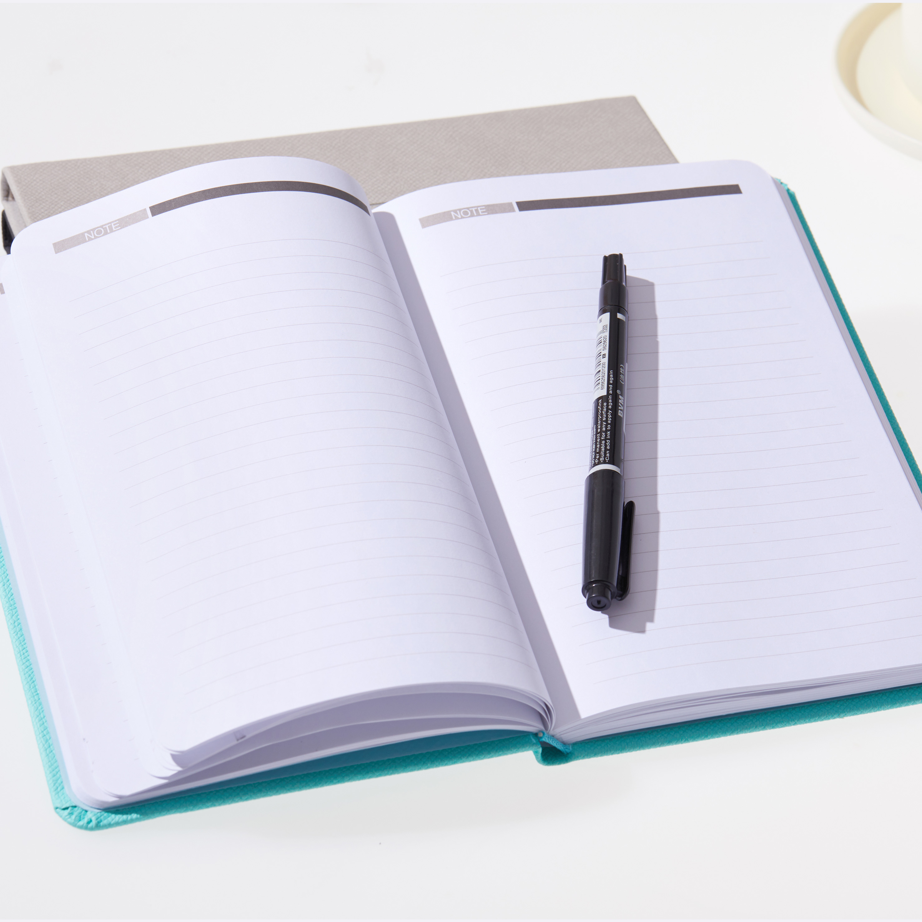 Journal Notebooks Customized Hardcover Wholesale A5 Emboss PU Leather Journal Notebook Custom OEM Cheap Custom Logo Hard Cover Notebook Manufacturer