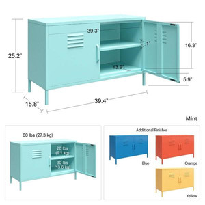 Armoire de rangement en métal de bonne qualité, armoires en acier, support TV pour le bureau et la maison - Product Image 4