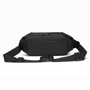 Multifunctional <b>Waterproof</b> Crossbody Men Chest Bag PU Leather Designer Waist Bag Fanny <b>Pack</b> - Product Image 6