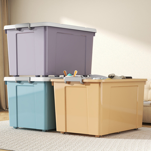 Bw6624s Bán Buôn Thêm Lớn Đa Chức Năng Gấp Nhựa Lưu Trữ Hộp Tổ Chức Hiện Đại Lưu Trữ Quần Áo Mền Đồ Chơi Trà Hộp - Product Image 4