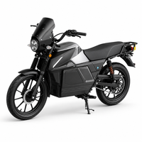 Moto de livraison électrique 72V avec batterie interchangeable et porte-bagages, capacité de charge de 275 kg pour coursier alimentaire