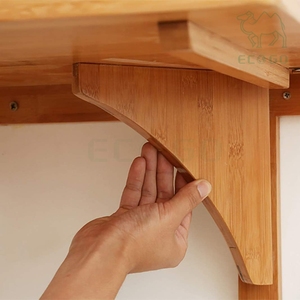 Supporto per Piante Succulente in Bambù, <span class=keywords><strong>da</strong></span> Parete o Scrivania, Pieghevole per Ufficio e Caffetteria - Product Image 4