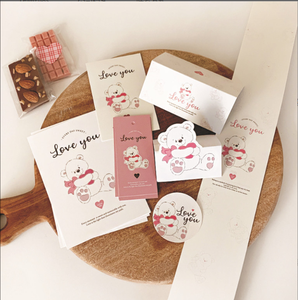 Tùy chỉnh các tông thẻ tiêu đề gấp thụt máy bay lỗ in hồ sơ Ins Túi toppers Pinch Túi Sticker mới tùy chỉnh Túi - Product Image 1