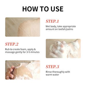 Gel <span class=keywords><strong>Doccia</strong></span> Lussuoso 4-in-1 all'Ingrosso con Acido Salicilico, Schiumogeno, <span class=keywords><strong>per</strong></span> Pulizia Profonda, Luminosità e Rassodamento della Pelle - Product Image 5