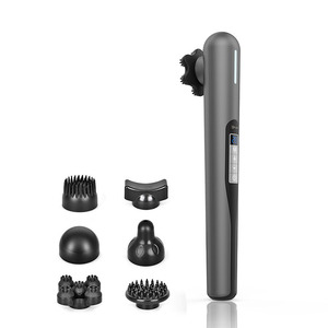 Martillo de Masaje Eléctrico Portátil 6 en 1 con Control Remoto Inalámbrico para Uso en Todo el Cuerpo - Product Image 1