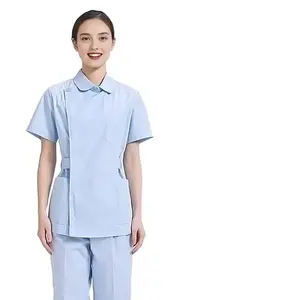Uniforme d'infirmière pour femmes, ensemble court à manches courtes pour l'été, ensemble à manches longues, hôpital, maison de retraite, <span class=keywords><strong>travail</strong></span> d'infirmière - Product Image 3