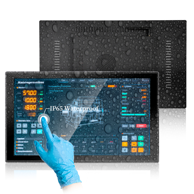High Brightness 15.6 21.5 Inch Capacitive Display Ip65 Touchscreen Industrial Monitor 1000 Nits Open Frame Touch Screen Monitor