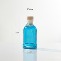 Bouteilles d'échantillonnage en verre de 50 ml avec bouchon à vis et impression sérigraphique pour jus, brandy, boissons énergisantes