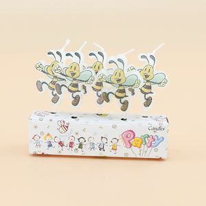 Incroyable bougie d'<span class=keywords><strong>anniversaire</strong></span> abeille naturelle bougie d'<span class=keywords><strong>anniversaire</strong></span> drôle <span class=keywords><strong>pour</strong></span> décoration de gâteau - Product Image 6