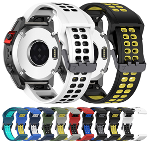 Nouveau Bracelet de Montre Connectée Classique de Luxe Réglable Rapide 26mm en Caoutchouc Souple pour le Sport, Compatible <span class=keywords><strong>Garmin</strong></span> Fenix 8 7 7X 6 6X 5 - Product Image 1