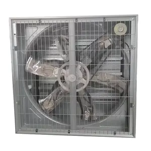 Ventilateur d'extraction de volaille ventilateur de refroidissement à grande boîte avec persiennes